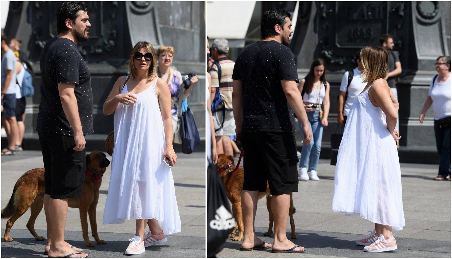 Antonija Blaće sa suprugom: Privukla pažnju u širokoj haljini