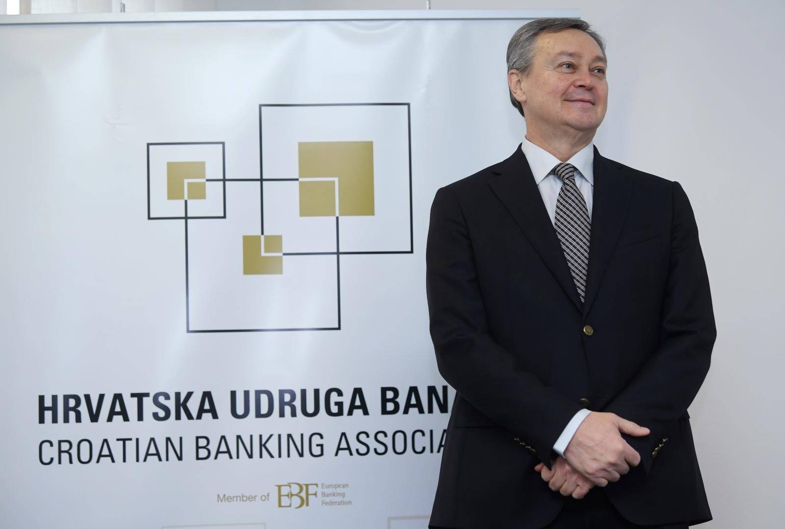 Zagreb: Briefing za medije Hrvatske udruge banaka