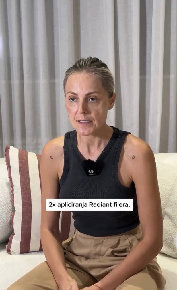 FOTO Fileri su joj uništili lice, no ona sad budi maštu noseći pod kaputom skoro pa ništa...