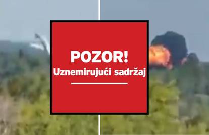 VIDEO Kod Moskve se srušio vojni avion, objavili i snimku