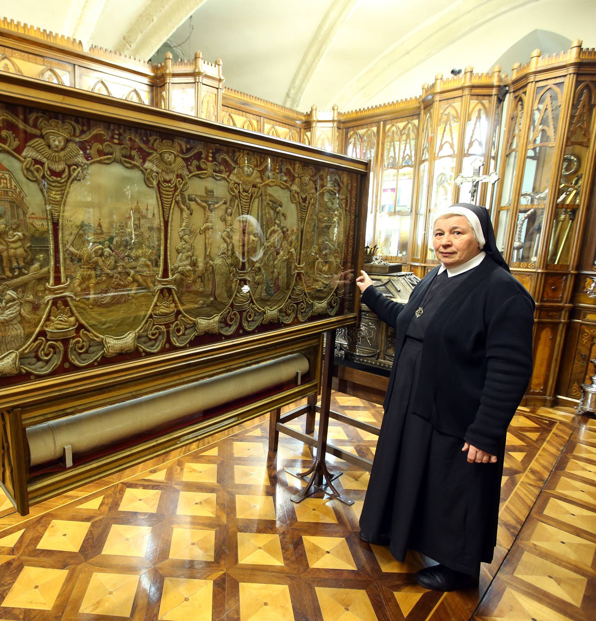 Sestra Lina već 30 godina čuva blago Zagrebačke katedrale