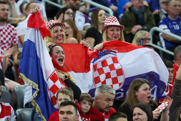 Navijači na utakmici Hrvatske i Islanda na Svjetskom rukometnom prvenstvu 