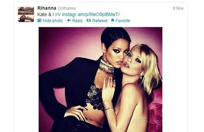 'Vrući' klinč: Rihanna i Kate se pipkaju u seksi crnom rublju