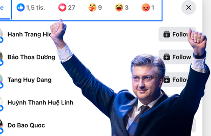Otkud sad oni? Objavu HDZ-a masovno lajkaju - Vijetnamci