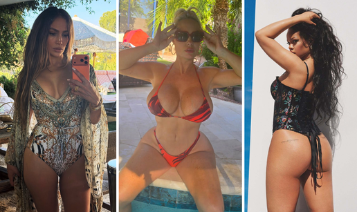 Zgodne dame se seksi fotkama opra&scaron;taju od bikinija i ljeta...