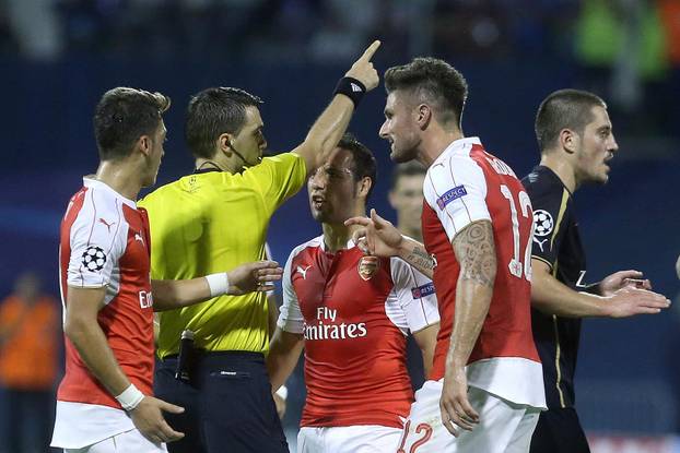 Zagreb: UEFA Liga prvaka, skupina F, 1. kolo, GNK Dinamo - Arsenal FC