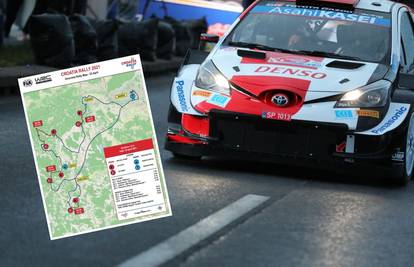 Evo koje se ceste i kad zatvaraju danas zbog WRC Croatia Rallyja