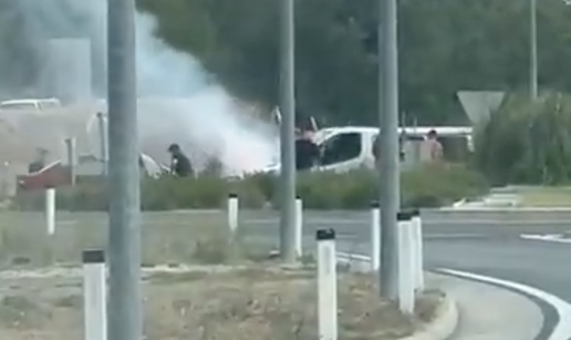 VIDEO Huligani Vele&zcaron;a napali u sa&ccaron;eku&scaron;i navija&ccaron;e Zrinjskog!