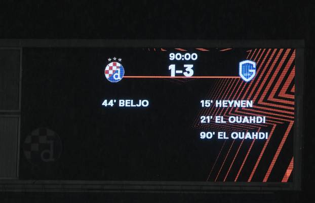 Zagreb: Dinamo poražen od Genka konačnim rezultatom 3:1