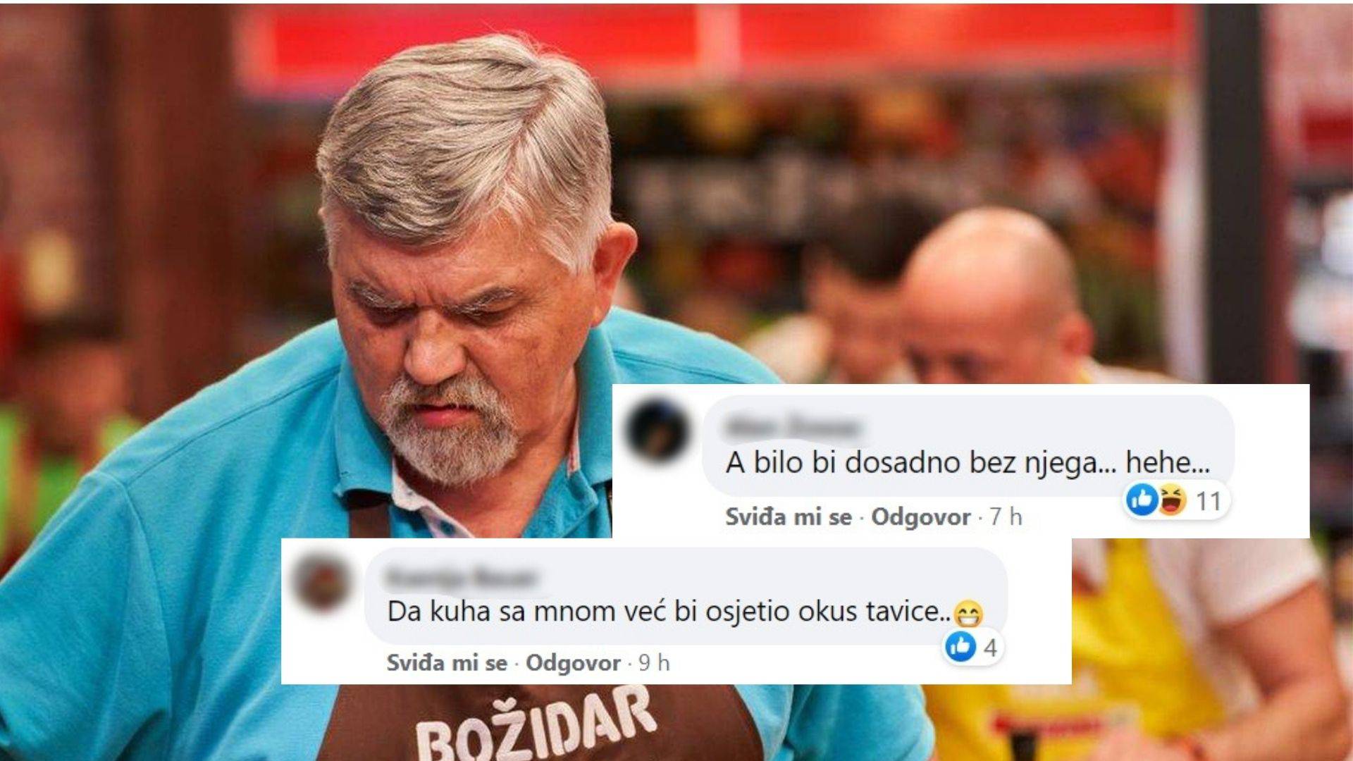 Božidar gledatelje nasmijao do suza: 'Vjerojatno je mislio da ga zovu u žiri pa presretan došao'