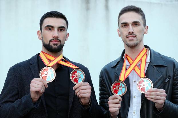 Zagreb: Proslava karatista koji su osvojili medalje na Europskom prvenstvu u karateu
