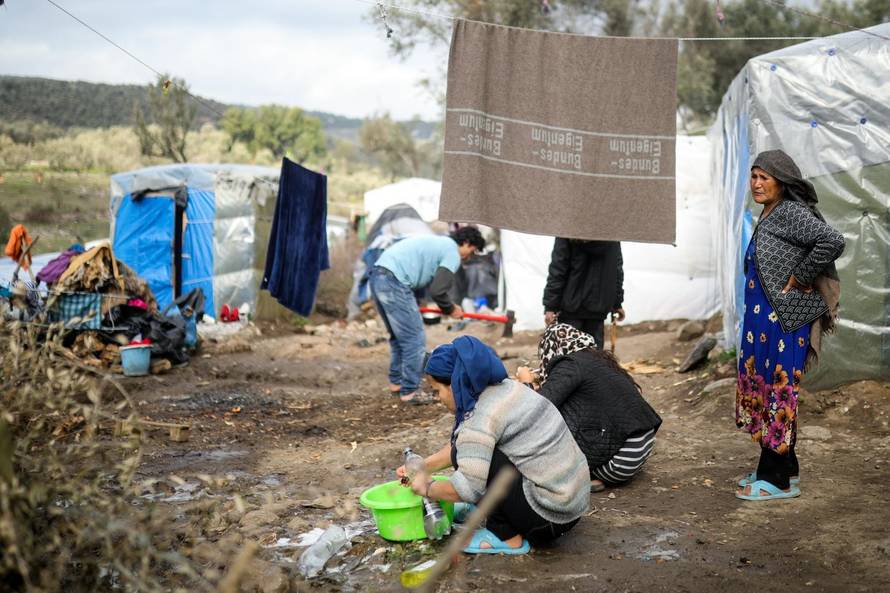 Izbjeglički kamp Mori smješten na otoku Le
