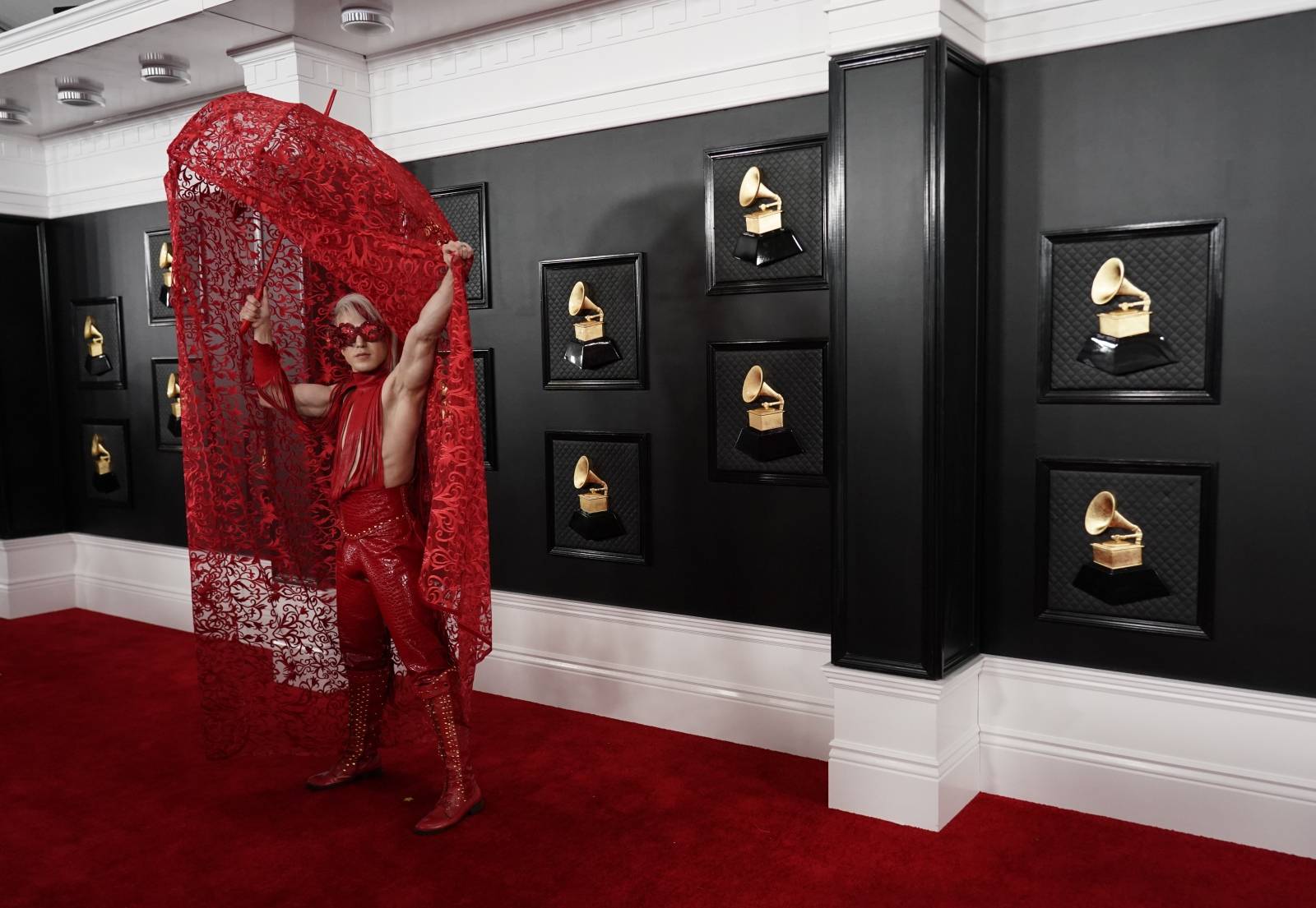 62nd Grammy Awards – Arrivals – Los Angeles, California, U.S., January 26, 2020 - Ricky Rebel