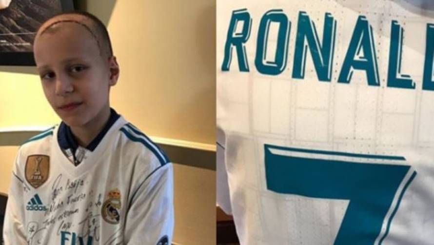 Drži se, Isaija! Klincu iz Srbije Ronaldo i Luka vratili osmijeh