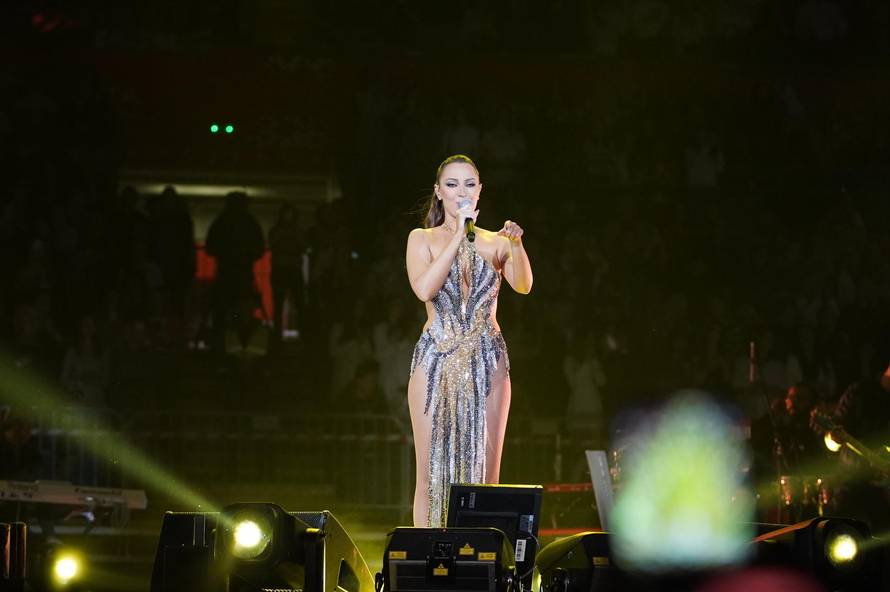 Beograd: Posljednji koncert Aleksandre Prijović u Beogradskoj Areni u sklopu regionalne turneje "Od istoka do zapada"