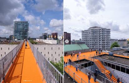 Šetnica budućnosti - Rotterdam dobio pješačku stazu preko niza krovova trgovačkih centara
