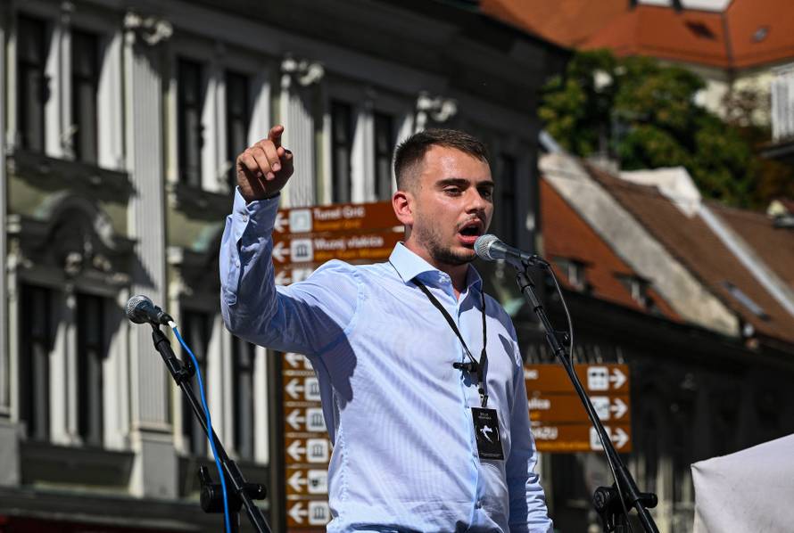 Zagreb: Održan "Prosvjed za spas hrvatske kulture, ne uvozu stranih radnika"