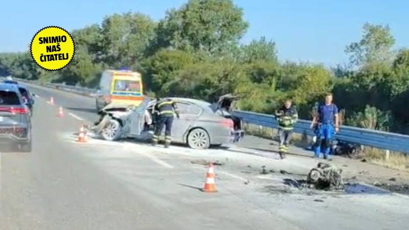 VIDEO Užas kod Nove Gradiške: Više ozlijeđenih u nesreći na A3. 'Gadno, autu je ispao motor...'