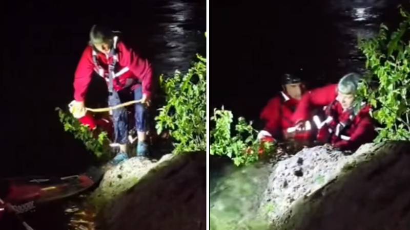 VIDEO Dvije žene ostale su zarobljene u pećini na obali Neretve: Uspjeli su ih izvući...