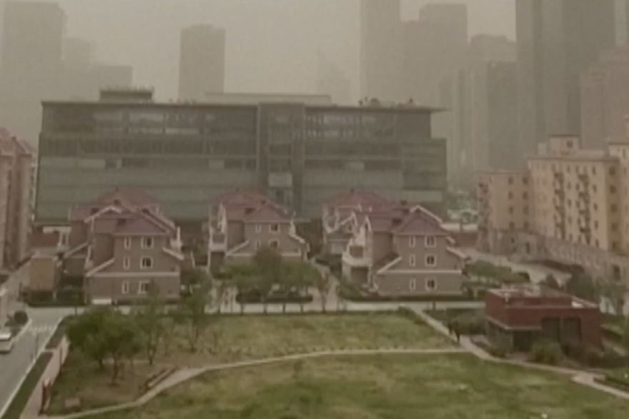 Pješčana oluja u Pekingu