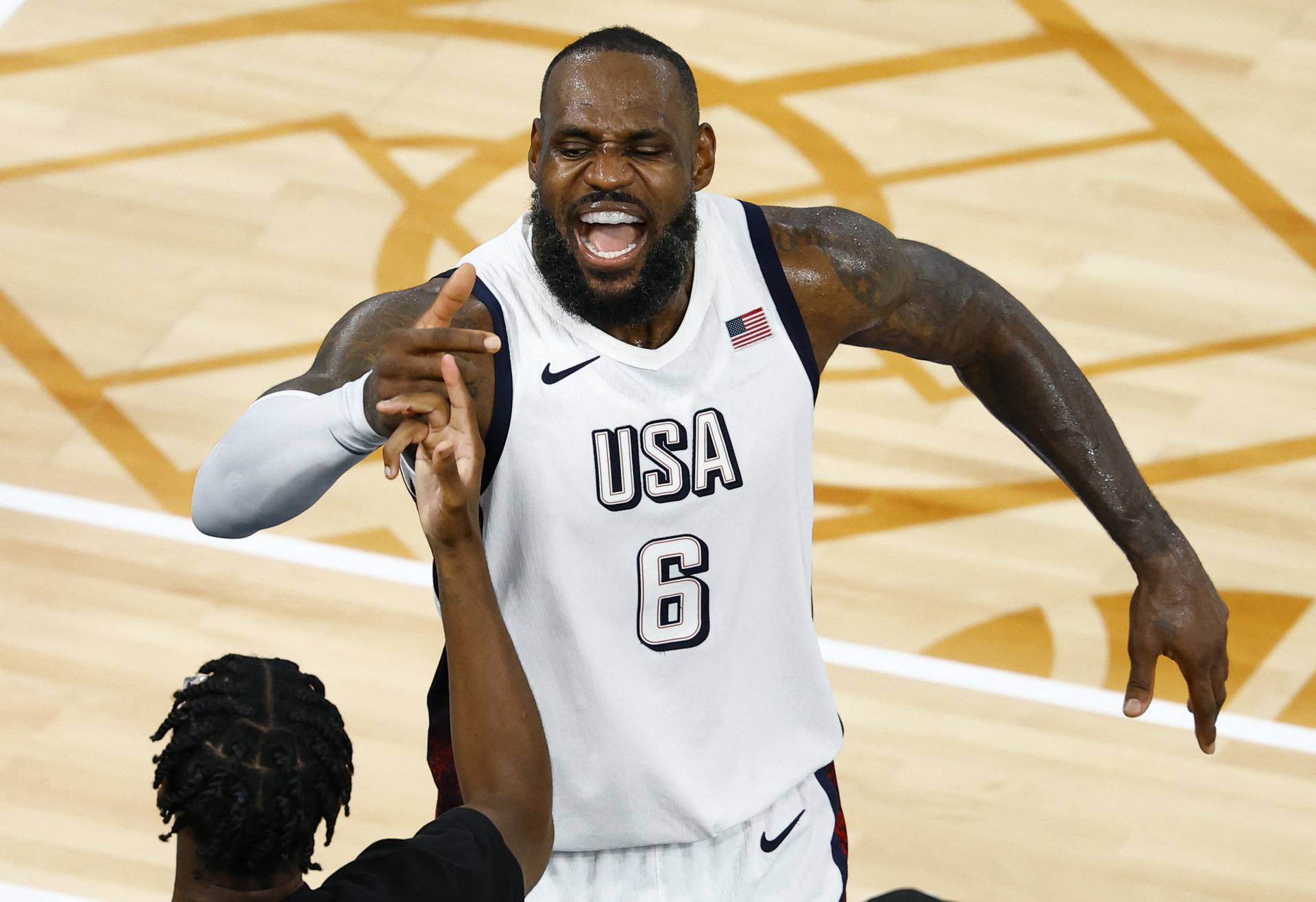 Basketball - Men's Semifinal - United States vs Serbia