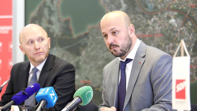 Zagreb: Gordan Maras i Renato Petek odrÅ¾ali konferenciju za medije u srediÅ¡njici SDP-a