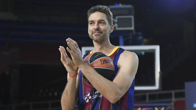 (SP)SPAIN-BARCELONA-BASKETBALL-FC BARCELONA BASKETBALL-PAU GASOL