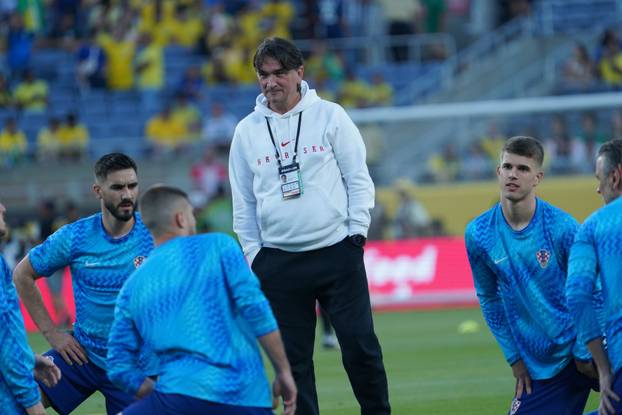 Orlando: Zagrijavanje igra&ccaron;a prije utakmice Hrvatske i Brazila