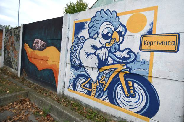 Koprivnica: Gradske površine obogaćene su novim muralima nakon Street Art Festivala