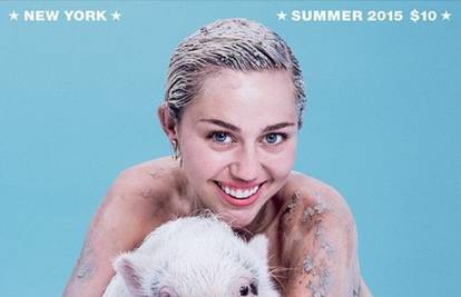 Valjala se u blatu: Skroz gola Miley Cyrus pozira sa svinjom