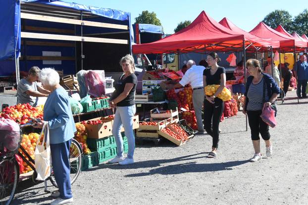 Koprivnica: Velika gužva na buvljaku koji je privukao pažnji brojnih prodavača i još više kupaca