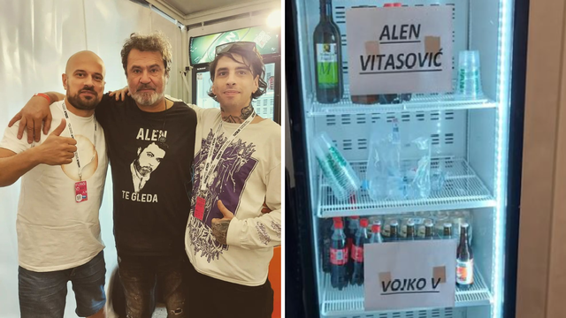 Pjesma, alkohol i sloga: Vojko V i Vitasović nastupili pa pokazali kako su si opremili hladnjak