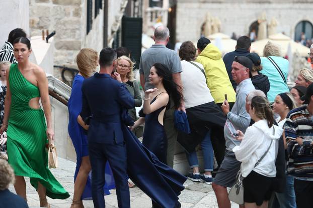 ARHIVA - 2024. Dubrovnik: Vjenčanje Nicole Artukovich i Liama Stewarta u crkvi sv.Ignacija