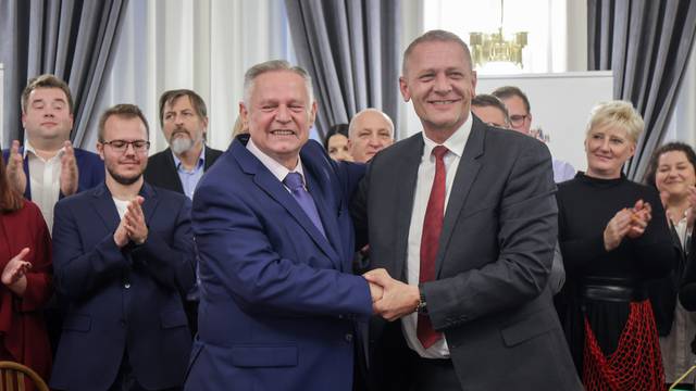 Zagreb: Vidović i Beljak potpisali Povelju o političkoj suradnji HSS-a i stranke Socijaldemokrata