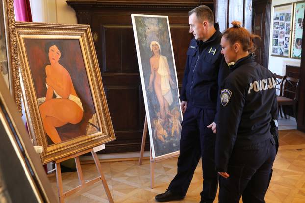 Zagreb: Otvorenje izložbe "Ljepota lažnog sjaja" - krivotvorenih umjetnina iz fundusa Muzeja policije