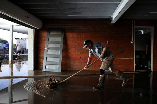 Aftermath of flooding in Glenthorne