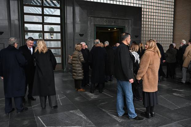 Zagreb: Sprovod violinista Tonka Ninića na Mirogoju