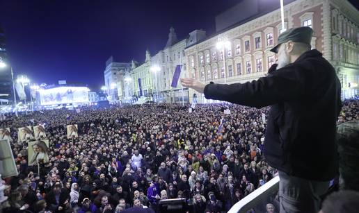 FOTO Na ovim je prosvjedima Franci&scaron;kovi&cacute; poticao ljude na terorizam: Tisu&cacute;e bile na Trgu...