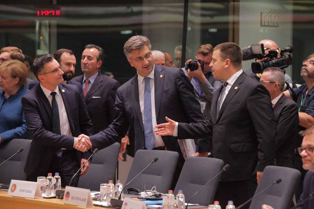Bruxelles: Premijer Andrej Plenković na sastanku Europskog vijeća