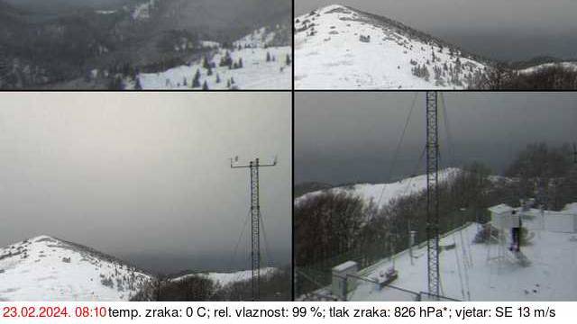 FOTO Na Zavižanu pao snijeg, a ostatak Hrvatske u proljeću