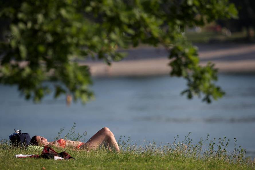Spas od vrućina na zagrebačkom jezeru Jarun