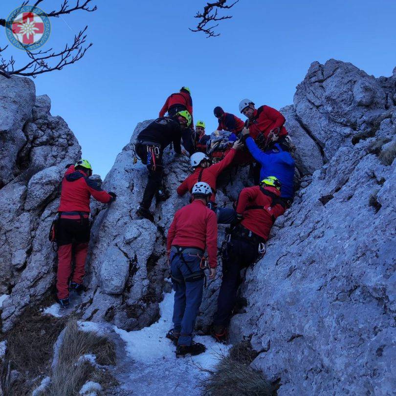 Spašavanje podno vrha Kiza: Planinar zadobio teže ozlijede