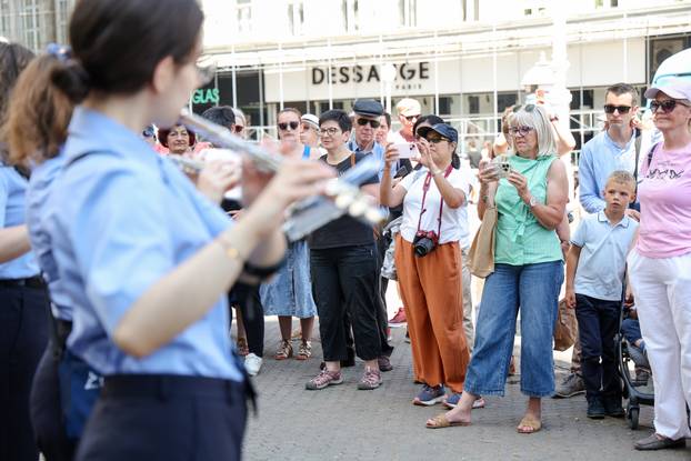 Proslava Dana grada Zagreba, glazbena kontrola Zagrebačkog orkestra ZET-a.