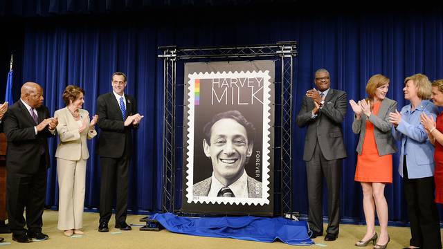 First-day-of-issue dedication ceremony for the Harvey Milk Forever Stamp - Washington