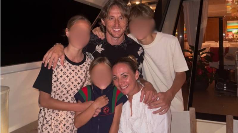 Luka Modrić čestital ženi Vanji 43. rojstni dan