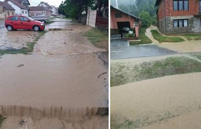 Bujice u Rešetarima poplavile kuće i ceste, načelnik: 'Kanali tu količinu nisu mogli podnijeti'
