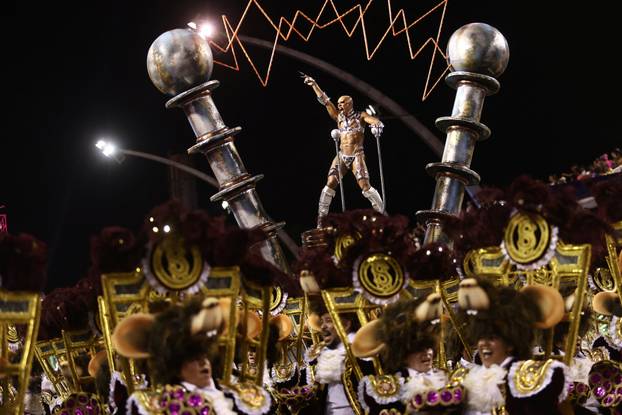 Carnival parade in Sao Paulo