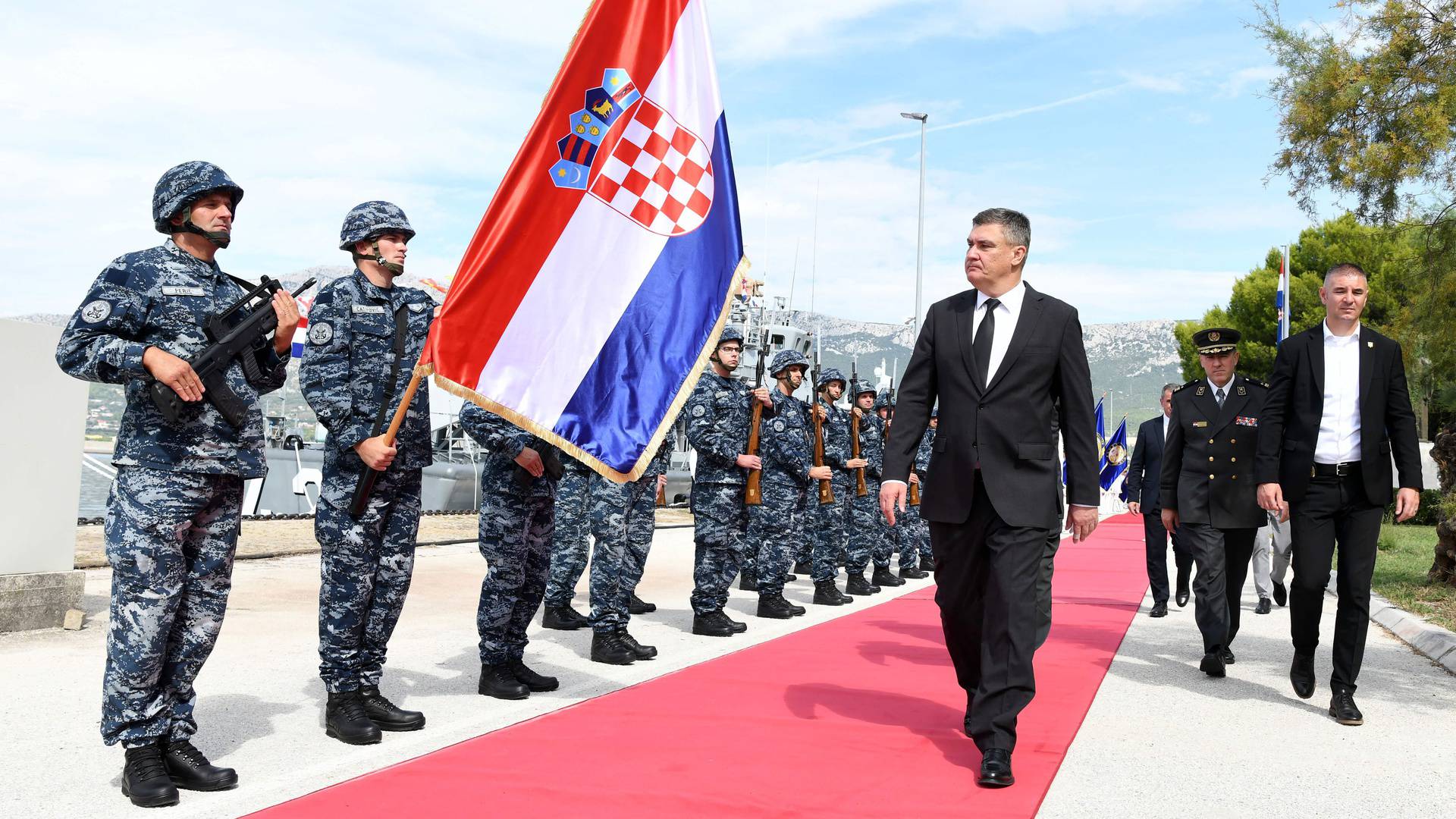 Milanović na Danu Hrvatske ratne mornarice: 'Treba nam korveta, možemo to priuštiti'