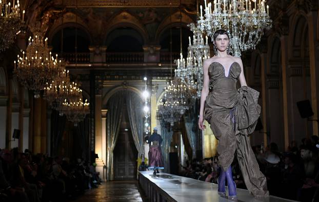 Vivienne Westwood collection show at Paris Fashion Week