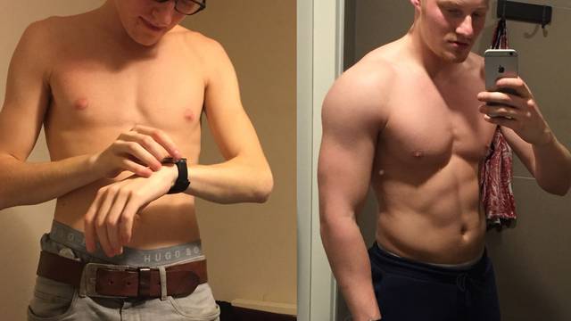 Kakva transformacija: U samo godinu od žgoljavca do mišića!